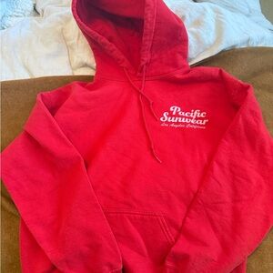 Pacific Sunwear Vibrant Red Hoodie